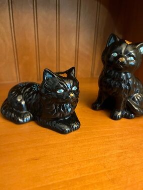 Handpainted Porcelain Kitty Friends